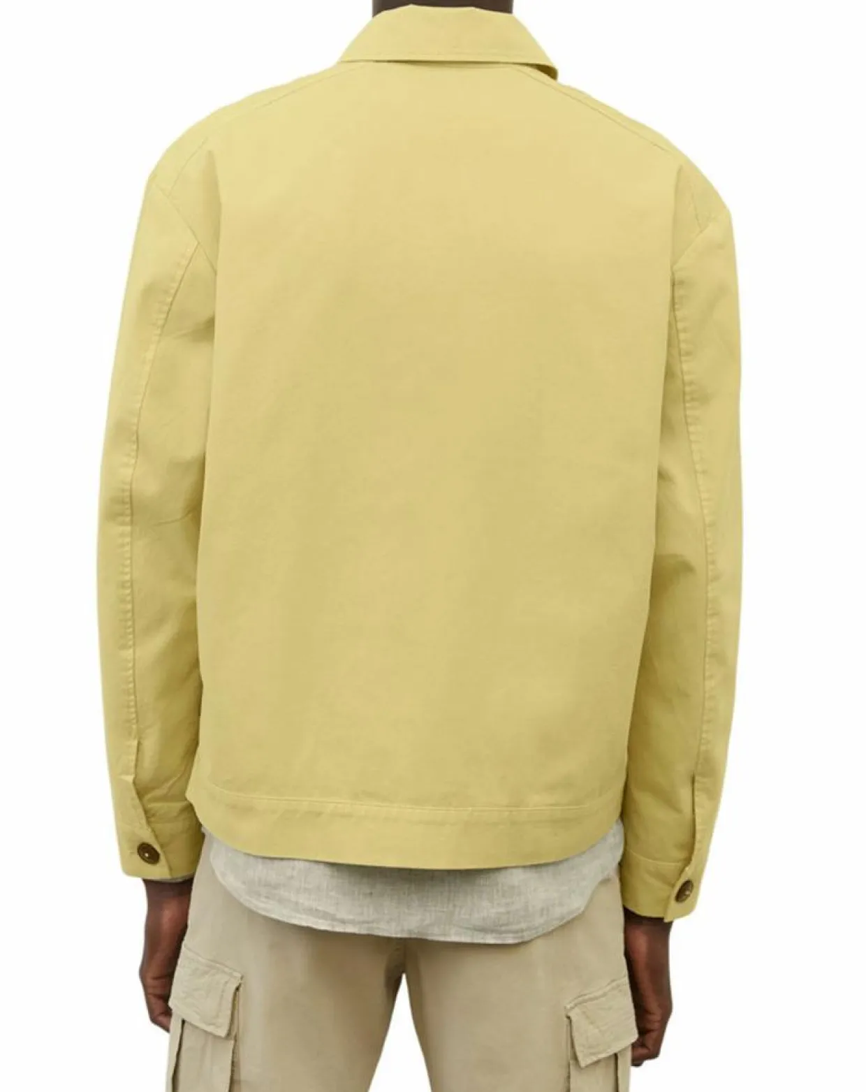 Blouson Coton Organic Double Poche jaune clair-Marc O'Polo Outlet
