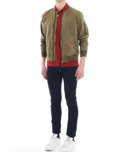 Blouson Cotton Wash kaki-Jack & Jones Sale