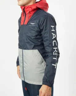 Blouson Coupe-vent à capuche Aston Marting Racing multicolore-Hackett London Best