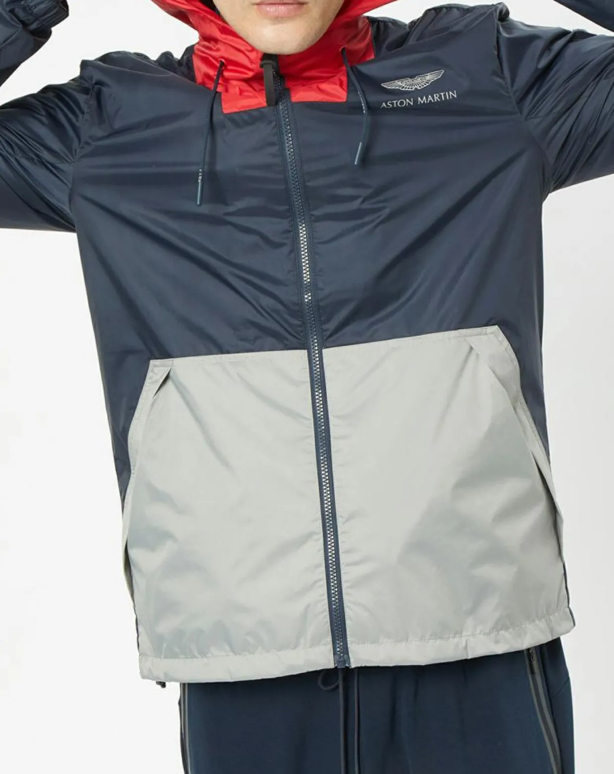 Blouson Coupe-vent à capuche Aston Marting Racing multicolore-Hackett London Best