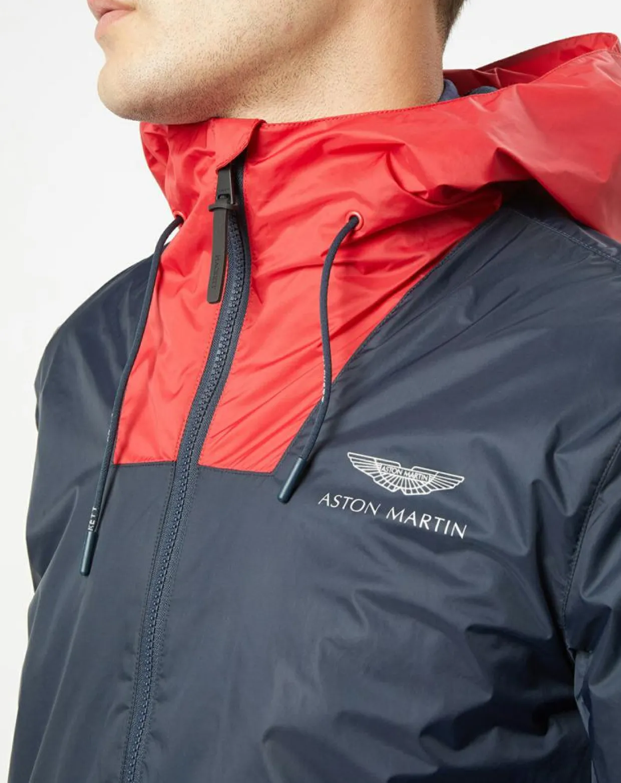 Blouson Coupe-vent à capuche Aston Marting Racing multicolore-Hackett London Best