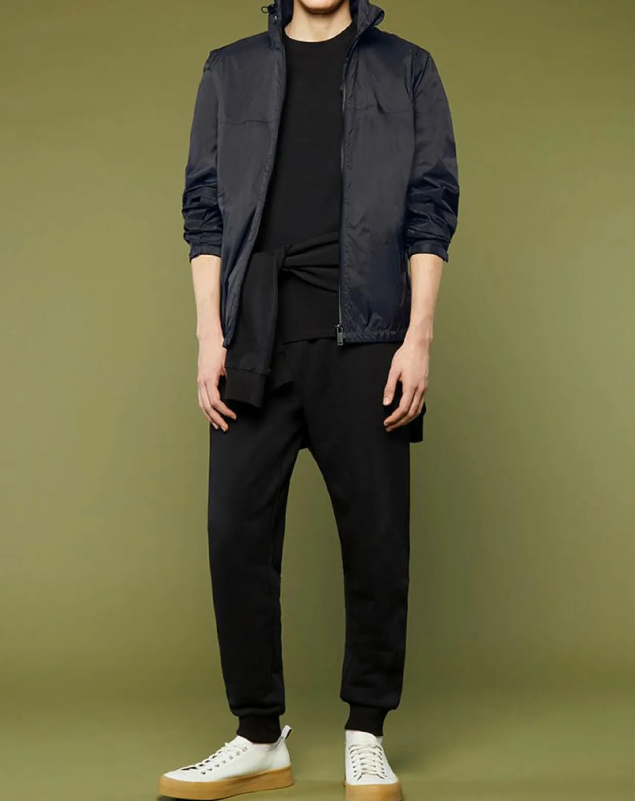 Blouson coupe-vent en Matière recyclée Maway noir-Galeries Lafayette Discount