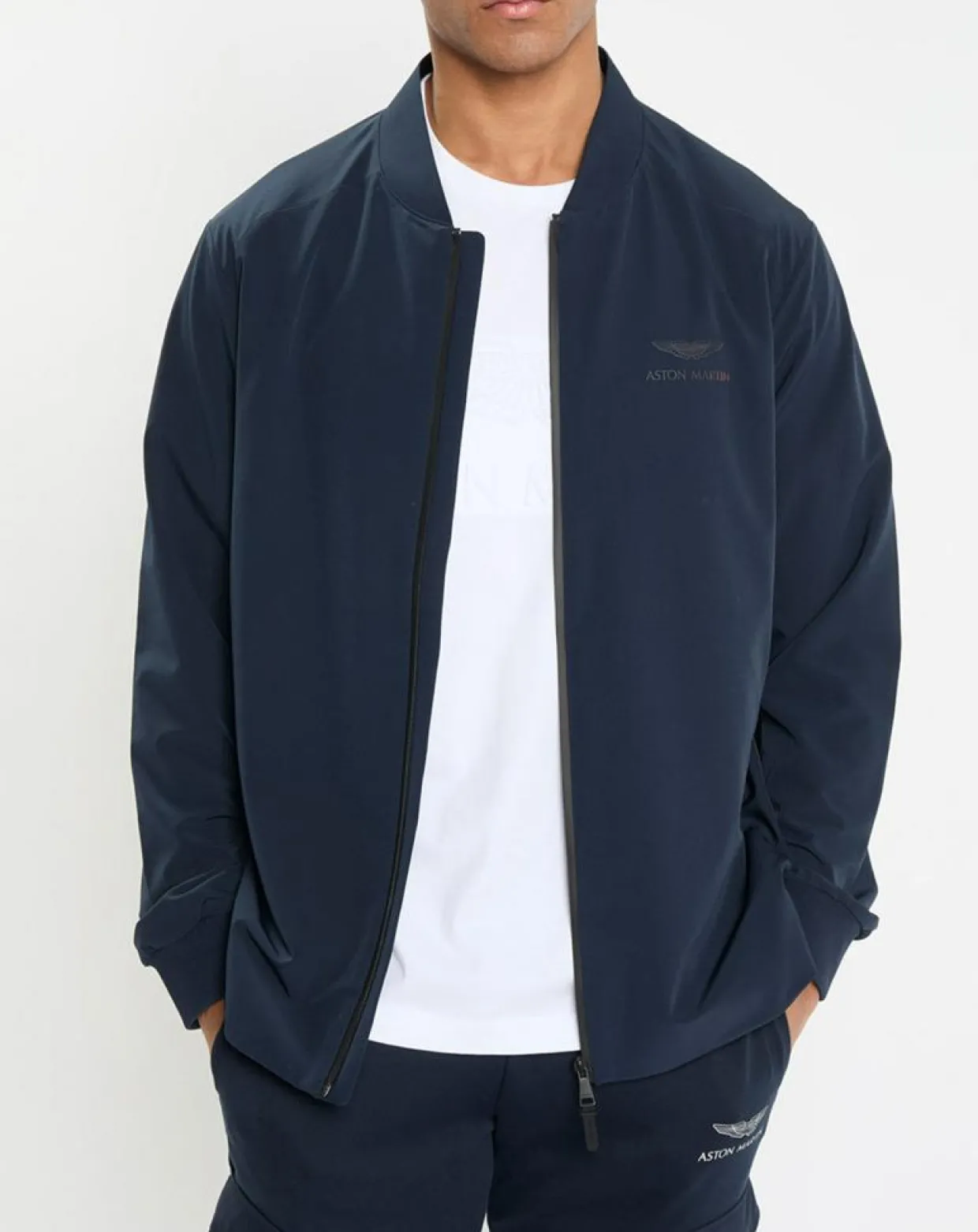 Homme Hackett London Vestes, Blousons^Blouson court Aston Martin Racing bleu marine