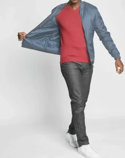 Blouson Déperlant Larmerml Warmer bleu/gris-Galeries Lafayette Clearance