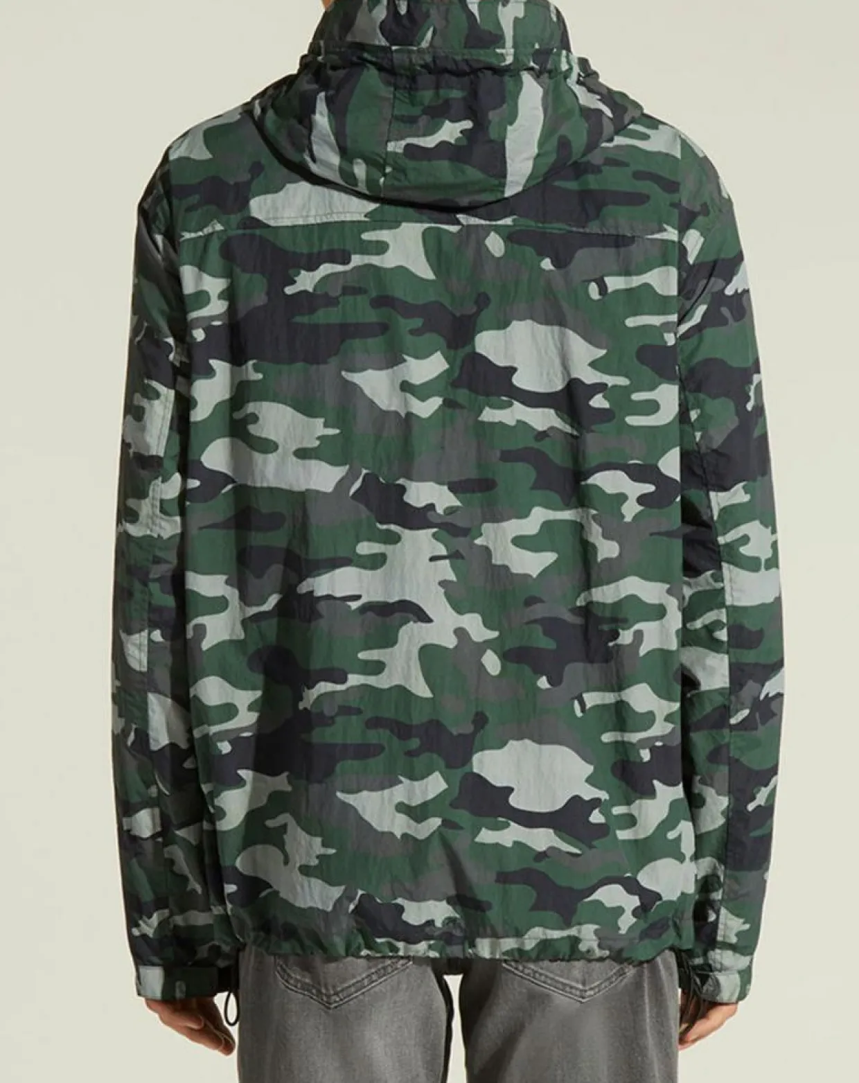 Blouson Déperlant Lawaypr vert/gris-Galeries Lafayette Hot