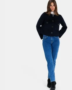 Blouson en Double face Laine mélangée Volia nocturne-Zapa New