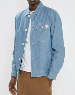 Blouson en Jean Chambray bleu-Scotch & Soda Best