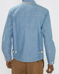 Blouson en Jean Chambray bleu-Scotch & Soda Best