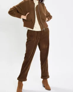 Blouson en Laine mélangée Cropped marron-Marc O'Polo Sale