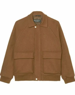 Homme Marc O'Polo Vestes, Blousons^Blouson en Laine mélangée Thermor marron