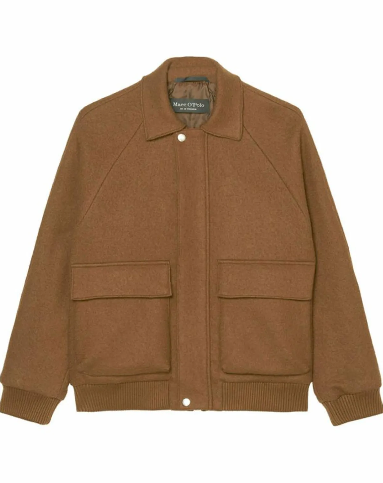 Homme Marc O'Polo Vestes, Blousons^Blouson en Laine mélangée Thermor marron