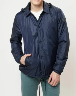 Blouson en micro ripstop bleu marine-Marc O'Polo