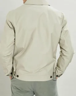 Homme Hackett London Vestes, Blousons^Blouson en toile unie beige