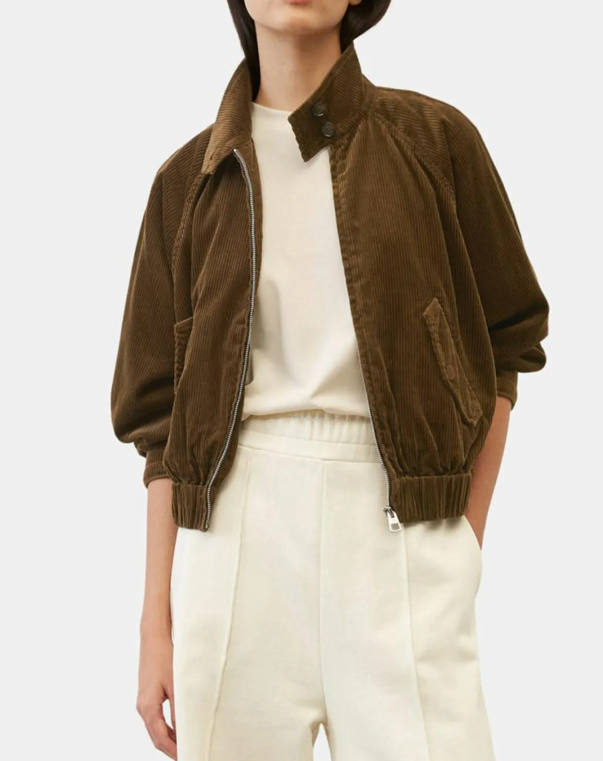 Blouson en Velours côtelé marron-Marc O'Polo Online