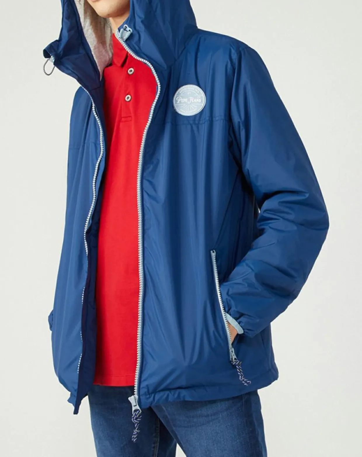 Homme Pepe Jeans Vestes, Blousons^Blouson Franks bleu