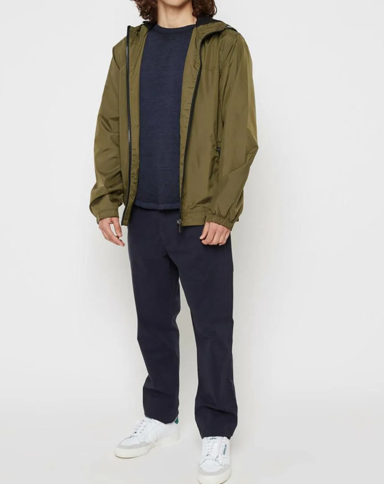 Blouson Ganylon kaki-Galeries Lafayette New