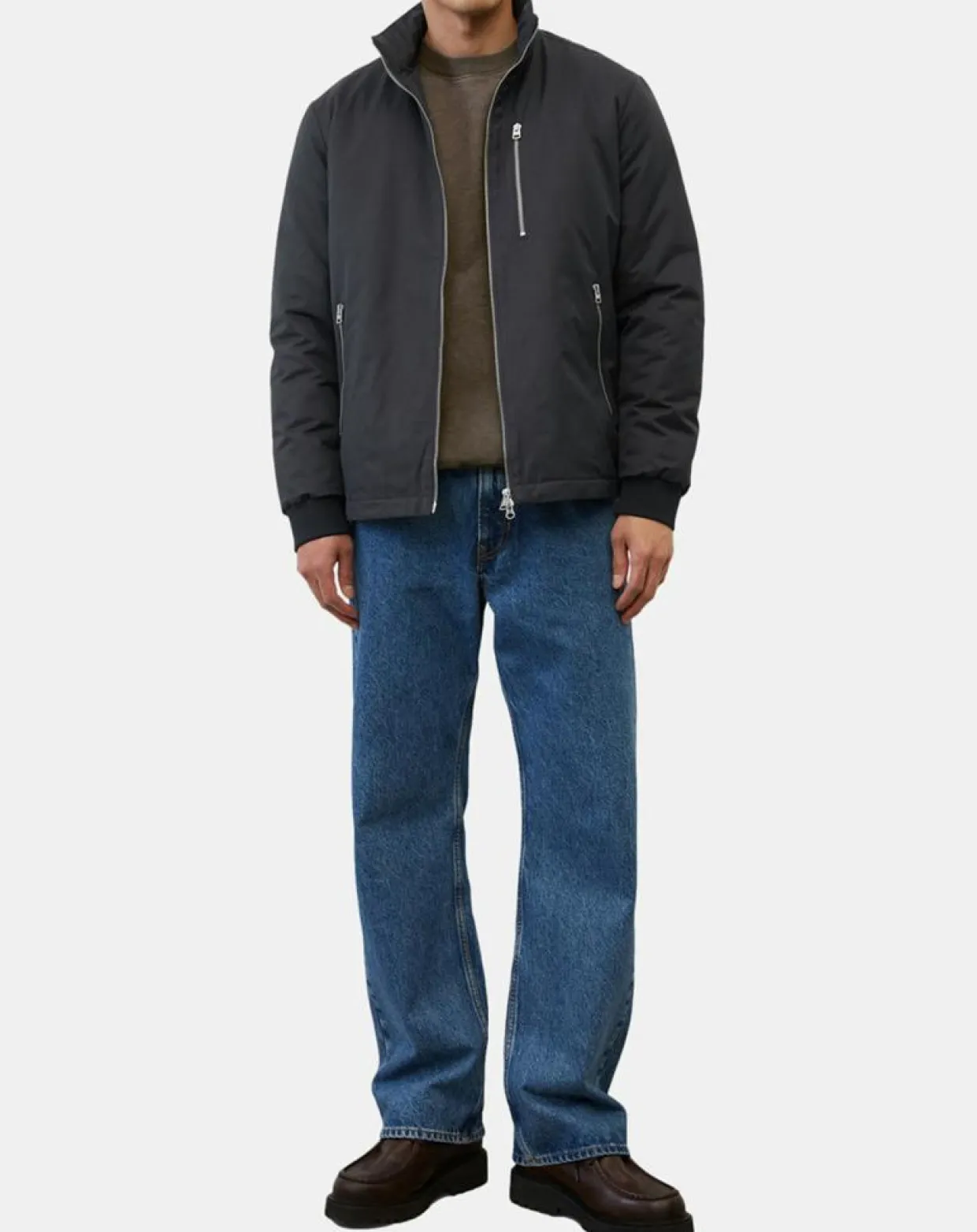 Homme Marc O'Polo Vestes, Blousons^Blouson Harringhton bleu marine