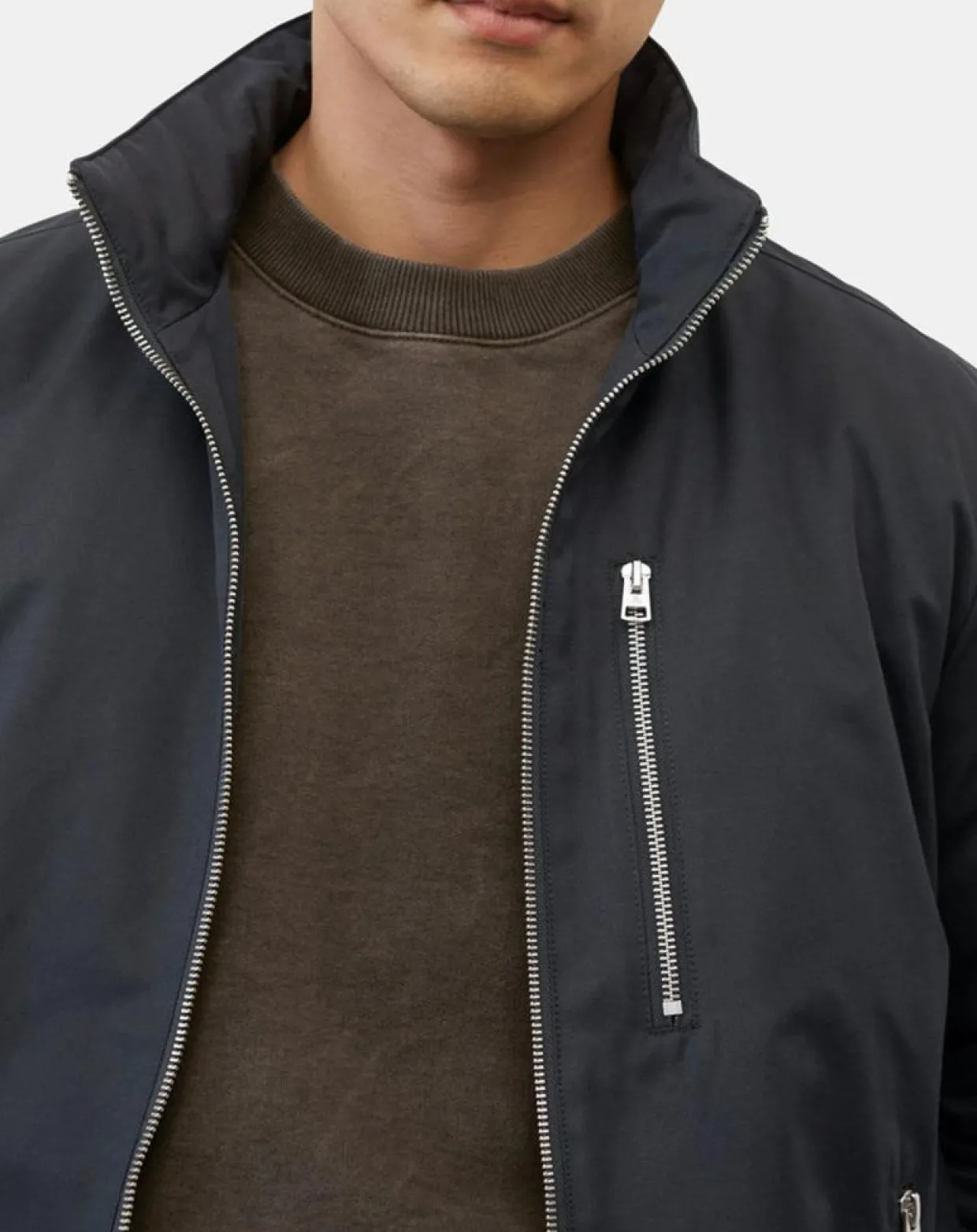 Homme Marc O'Polo Vestes, Blousons^Blouson Harringhton bleu marine