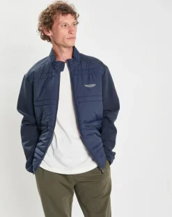 Blouson Hybrid Aston Martin Racing bleu marine-Hackett London Clearance