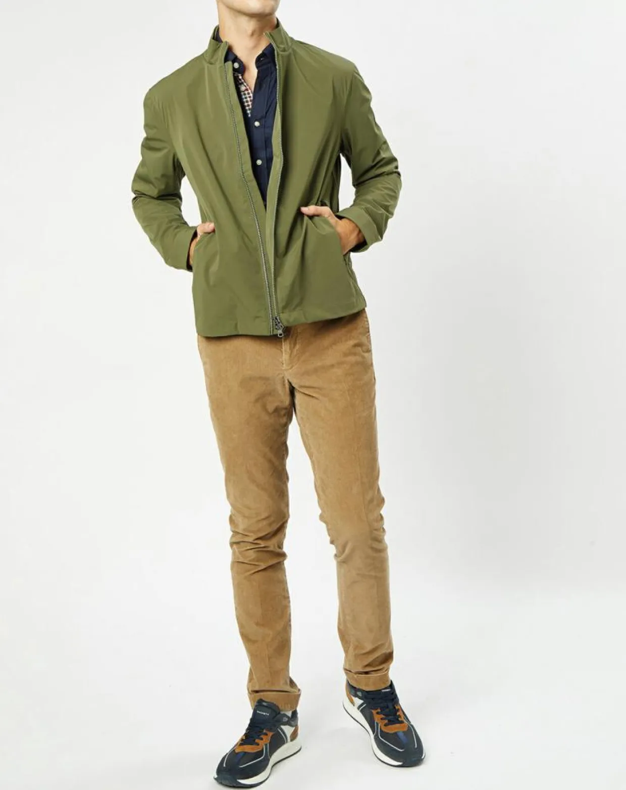 Homme Hackett London Vestes, Blousons^Blouson kaki
