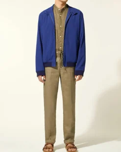 Blouson Kaseer bleu foncé-Galeries Lafayette Clearance