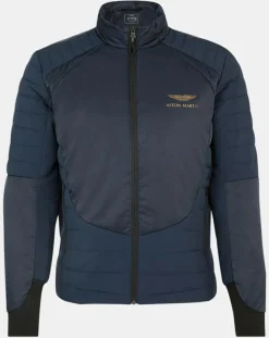 Blouson Motard Aston Martin Racing bleu-Hackett London Discount