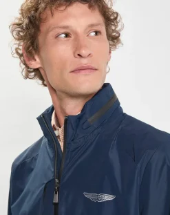 Homme Hackett London Vestes, Blousons^Blouson Motard Aston Martin Racing bleu