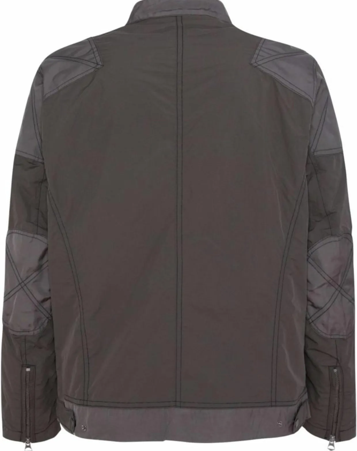 Blouson Motard Nylon marron/gris-Pepe Jeans New