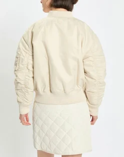Femme Marc O'Polo Vestes, Blousons^Blouson Patch Logo beige