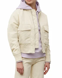 Femme Marc O'Polo Vestes, Blousons^Blouson Patch Logo beige