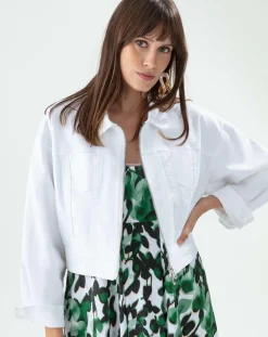 Femme Indies Vestes, Blousons^Blouson Penelope blanc