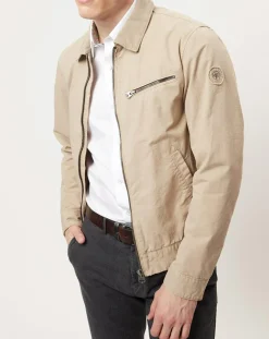 Homme Marc O'Polo Vestes, Blousons^Blouson Racer beige