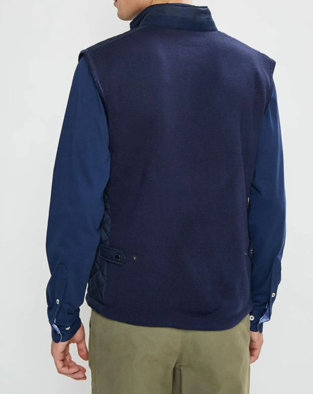Homme Hackett London Vestes, Blousons^Blouson sans manches dos maille bleu