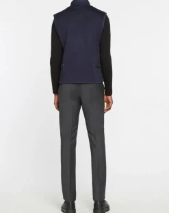 Homme Hackett London Vestes, Blousons^Blouson sans manches dos maille bleu
