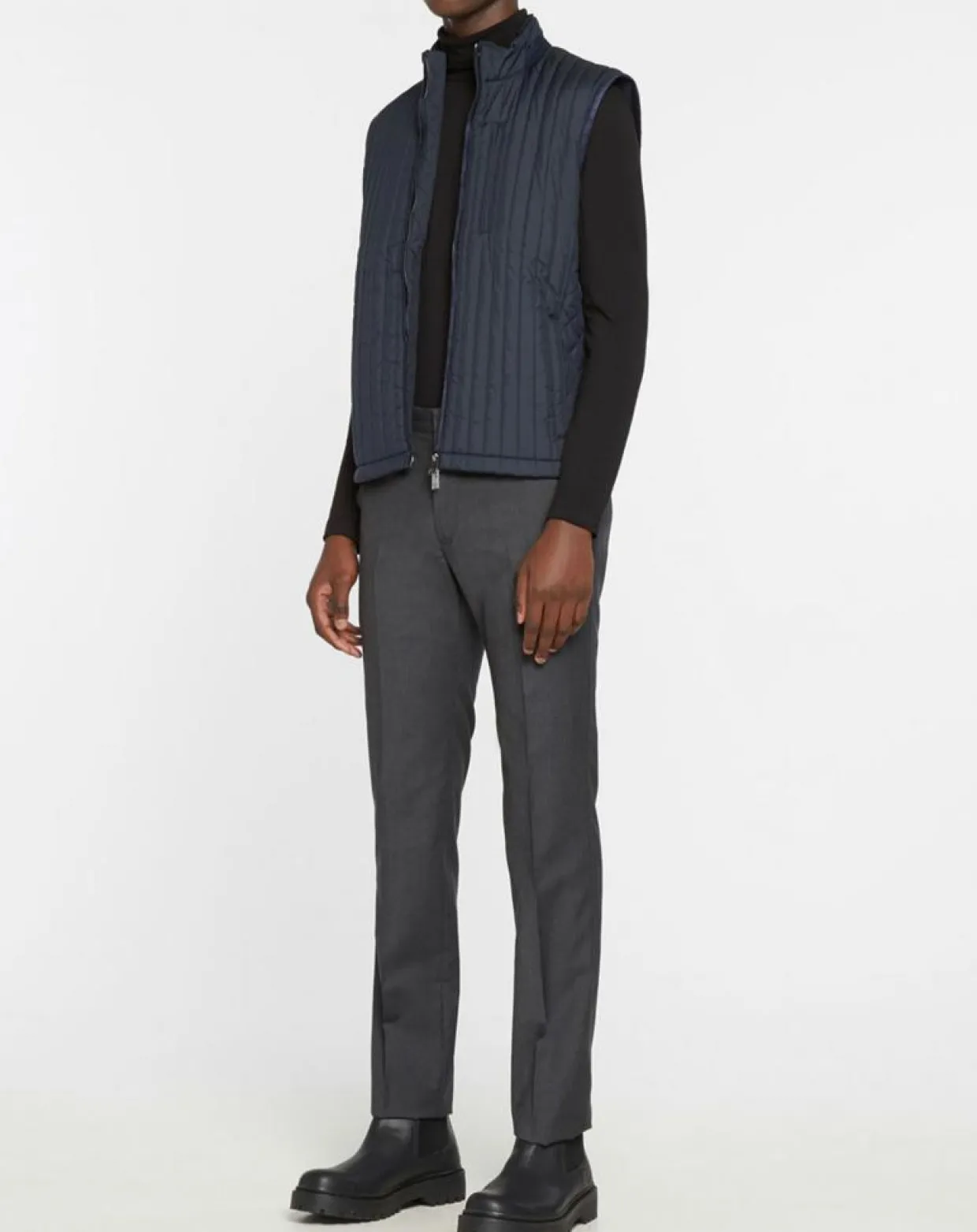 Homme Hackett London Vestes, Blousons^Blouson sans manches dos maille bleu