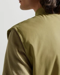 Blouson sans manches Pavest rev kaki clair-Galeries Lafayette New
