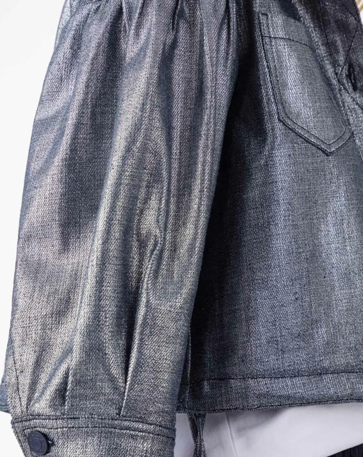 Blouson Selene bleu/argenté-Indies Discount