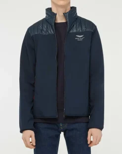 Homme Hackett London Vestes, Blousons^Blouson Soft Shell Aston Martin Racing bleu marine