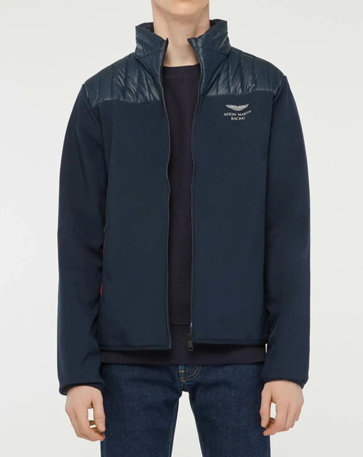 Homme Hackett London Vestes, Blousons^Blouson Soft Shell Aston Martin Racing bleu marine