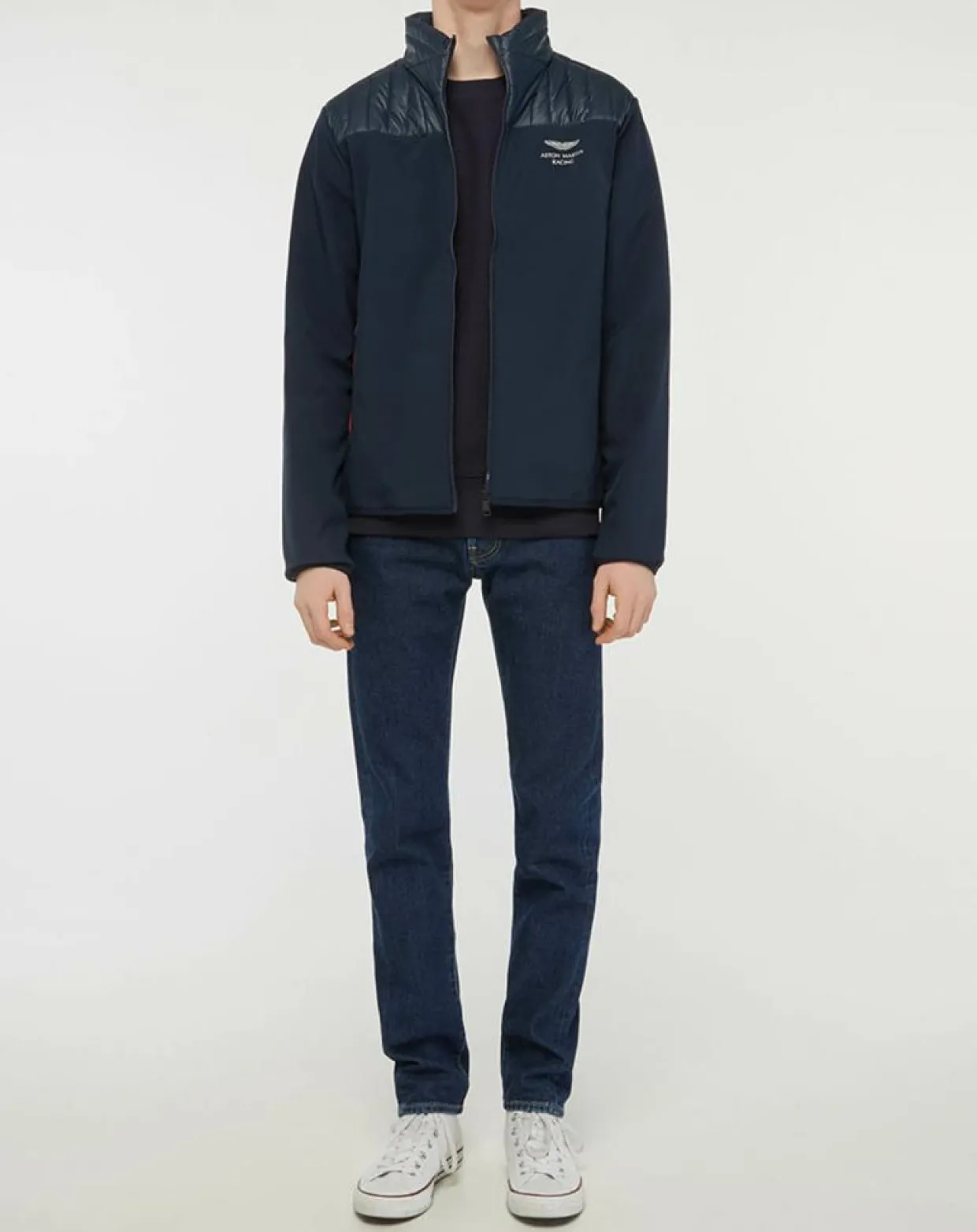Homme Hackett London Vestes, Blousons^Blouson Soft Shell Aston Martin Racing bleu marine