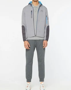 Blouson Sweat Hybride Aston Martin Racing gris-Hackett London New