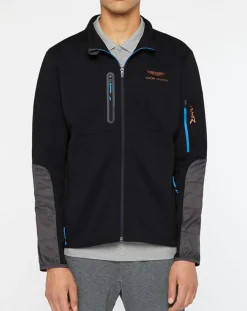 Homme Hackett London Vestes, Blousons^Blouson Sweat Hybride Aston Martin Racing noir