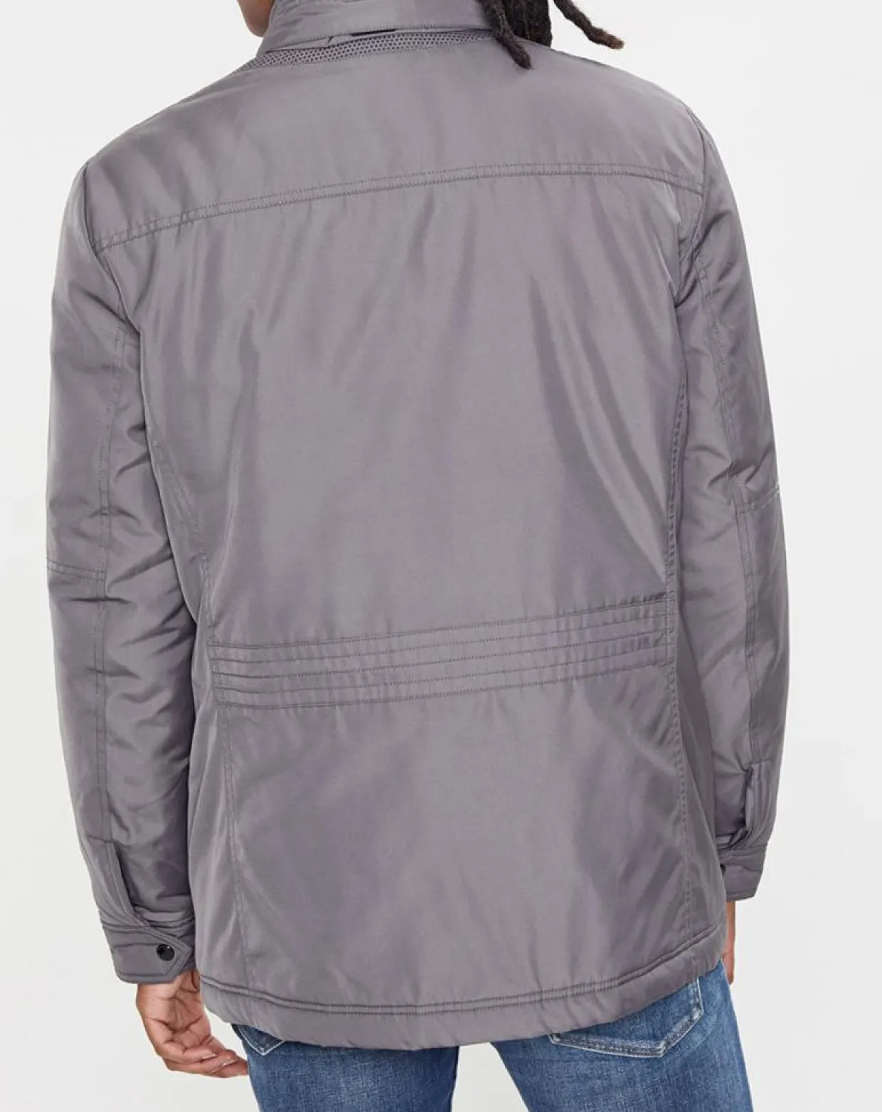 Homme Geox Vestes, Blousons^Blouson technique Renny doublure matelassée gris foncé
