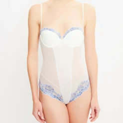 Femme La Perla Lingerie, Nuit^Body Amethyst blanc/bleu