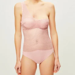 Femme La Perla Lingerie, Nuit^Body asymétrique paddé Garnet rose