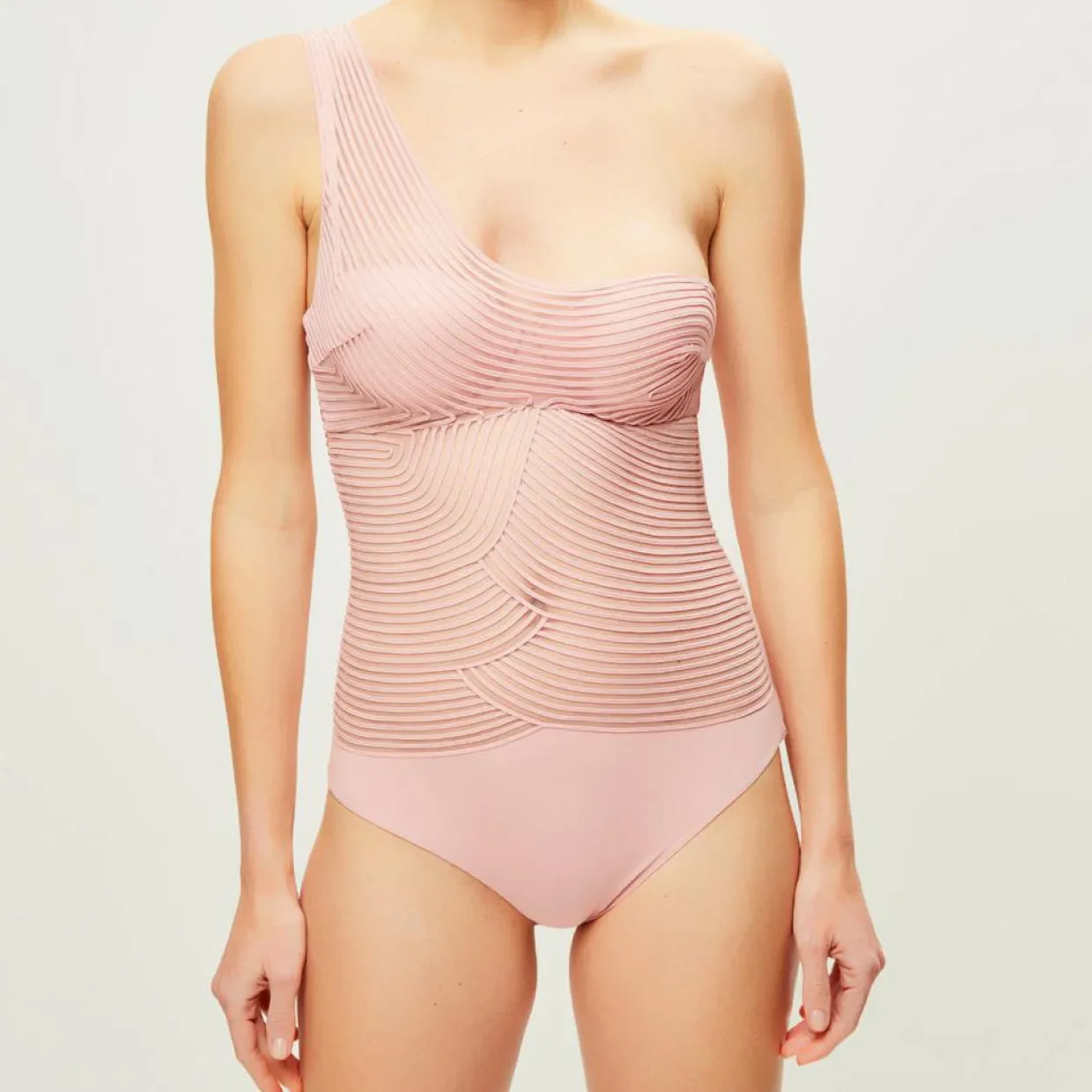 Femme La Perla Lingerie, Nuit^Body asymétrique paddé Garnet rose