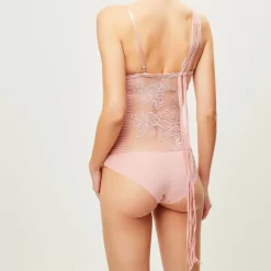 Femme La Perla Lingerie, Nuit^Body asymétrique paddé Garnet rose