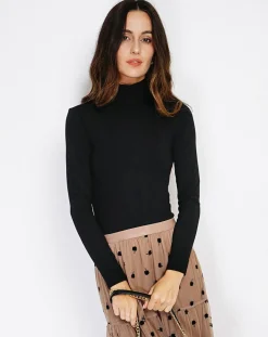 Body en Soie mélangée Judy noir-Assuili Outlet