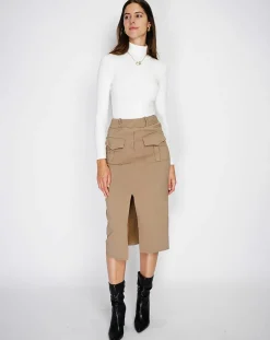 Body en Soie mélangée Judy naturel-Assuili Sale