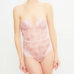 Femme La Perla Lingerie, Nuit^Body push-up sans armatures Elements rose
